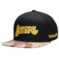 Mitchell & Ness NBA Choco Camo HWC Los Angeles Lakers Snapback