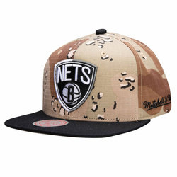 Mitchell & Ness NBA Choco Camo Snapback HWC Brooklyn Nets