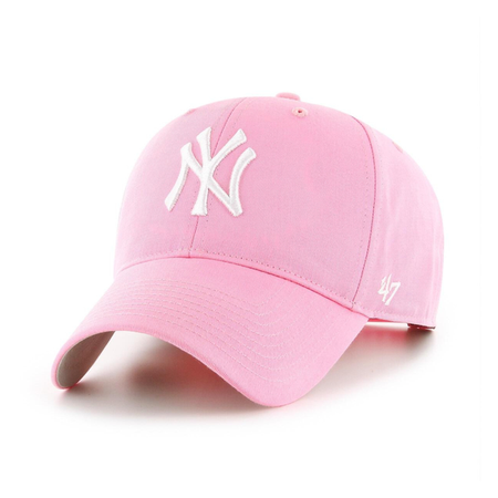 47 Brand New York Yankees Cap Rose - B-RAC17CTP-RSA-KID