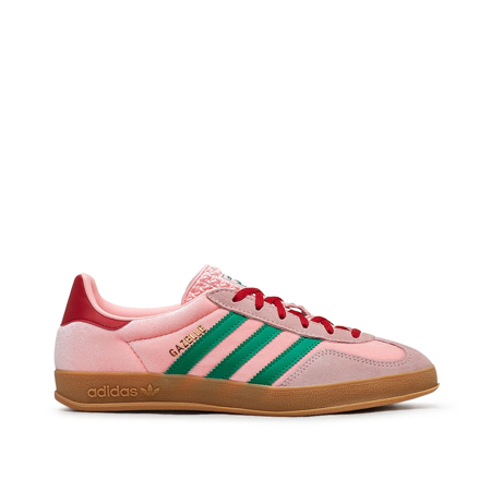 Adidas Gazelle Indoor W "Glow Pink Court Green" Women's Shoes - JI2713
