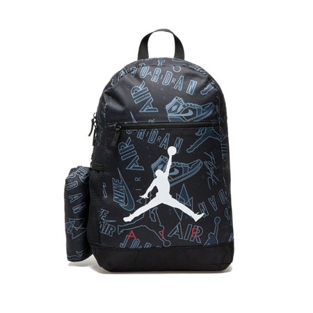 Air Jordan School Backpack with a pencil case Black - 9B0503-KR5