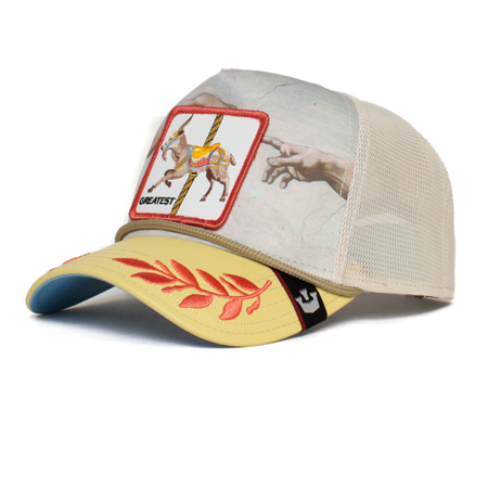 Goorin Bros. Animal GOAT Greatest Trucker Cap - 101-0310-STONE