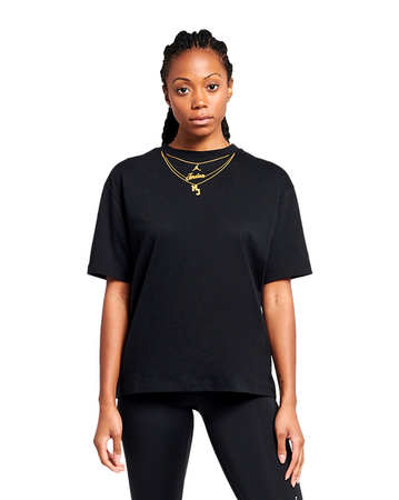 Jordan Heritage Chain T-shirt Wmns Core Black - DO5020-010