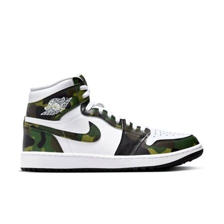 Men's sports sneakers Air Jordan 1 High Golf Camo white green - DQ0660-300