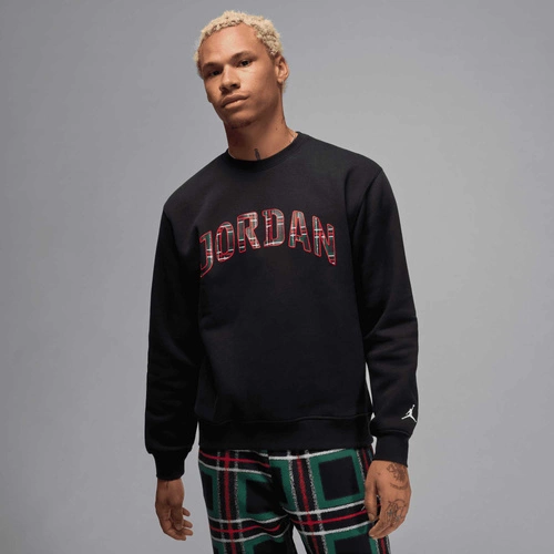 Men's sports sweatshirt Air Jordan Essentials Black with logo - FV7460-010