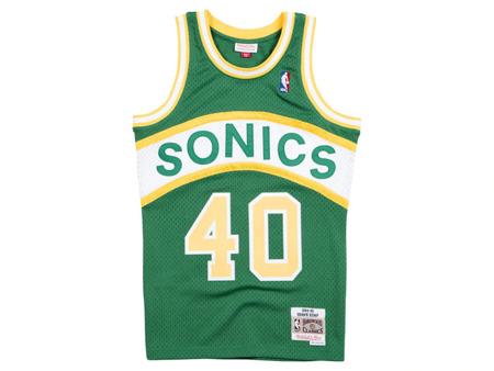 Mitchell & Ness NBA Seattle Supersonics Shawn Kemp Swingman Jersey 