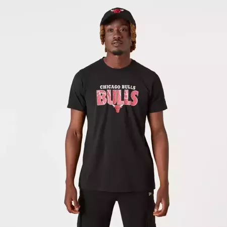 New Era T-shirt Noir Chicago Bulls NBA - 13083891 