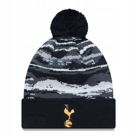 New Era Tottenham Hotspur Black Bobble Knit Beanie Hat - 60363502