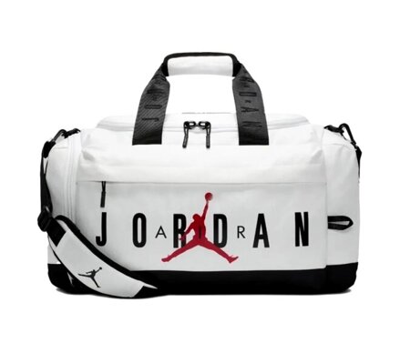 Sports bag unisex for school and trainings Air Jordan Velocity Duffle Bag 36L White - SM0920-001