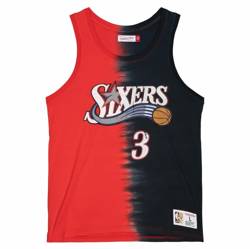 Mitchell & Ness NBA Philadelphia 76ers Allen Iverson Tie Dye Cotton Tank