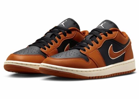 Air Jordan 1 Low Se Wmns Sport Spice/Black-Coconut Milk - DV1299-800
