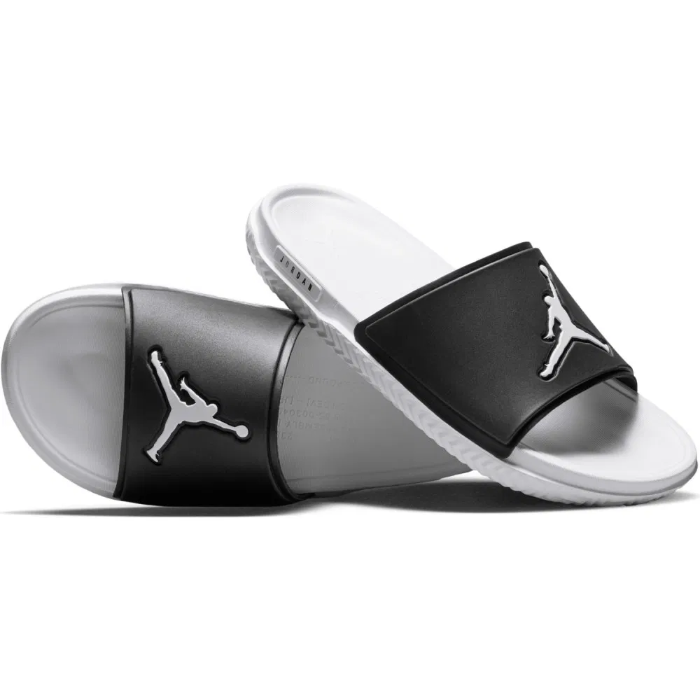 Men's sports flip-flops Air Jordan Jumpman Slide Black White - FQ1598-010