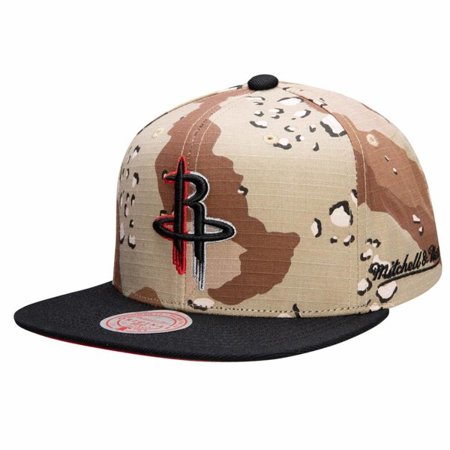 Mitchell & Ness NBA Choco Camo Snapback Houston Rockets