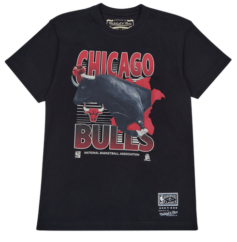 Mitchell & Ness NBA Scienic Chicago Bulls T-Shirt - BMTRFH21APP001-CBUBLCK