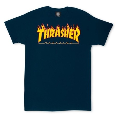 Thrasher Flame Logo T-Shirt - 110102/NY