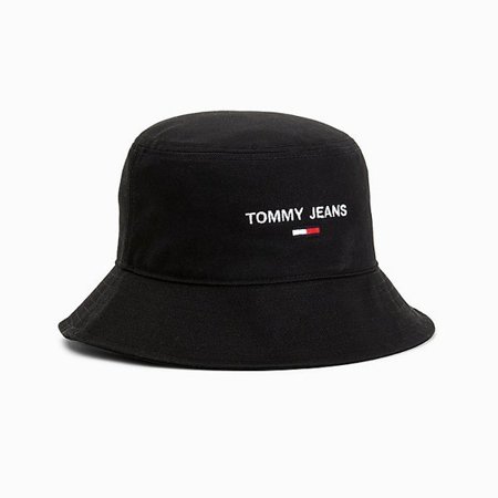 Tommy Jeans Sport Bucket Black - AW0AW11661-BDS