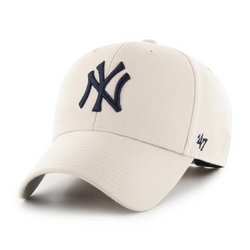 Czapka z daszkiem 47 Brand MLB New York Yankees beżowa - B-MVP17WBV-BN BONE