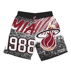 Spodenki do koszykówki Mitchell & Ness NBA Miami Heat