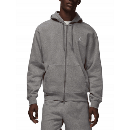 Bluza męska z kapturem Air Jordan Brooklyn Fleece Jumpman Szara FV7289 091