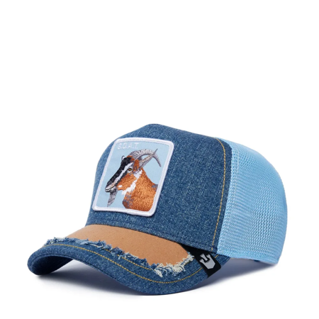 Czapka z daszkiem Goorin Bros. Silky Goat Denim Trucker 101-1281-DEN