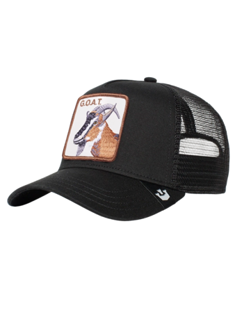 Czapka z daszkiem Goorin Bros. The Goat Black Trucker 101-0385-BLK