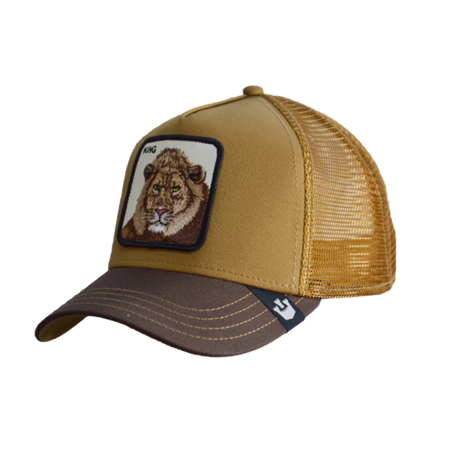 Czapka z daszkiem Goorin Bros. The King Lion Trucker 101-0388-WHISKEY