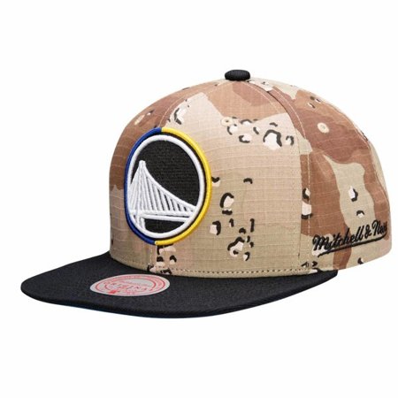 Czapka z daszkiem Mitchell & Ness NBA Choco Camo HWC Golden State Warriors