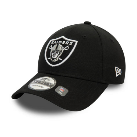 Czapka z daszkiem New Era 9FORTY NFL Las Vegas Raiders Side Patch Black - 60509699