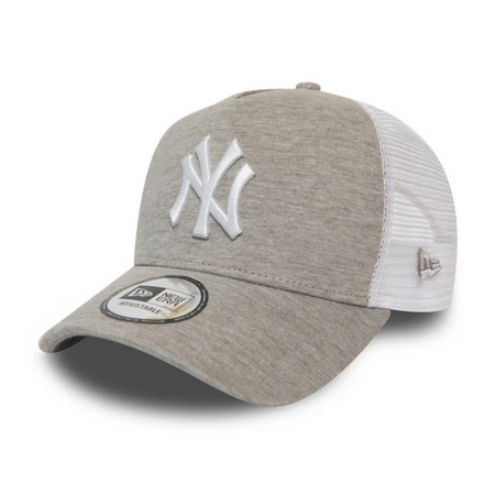 Czapka z daszkiem New Era 9FORTY NY New York Yankees Jersey Essential Grey A-Frame Trucker - 12381106