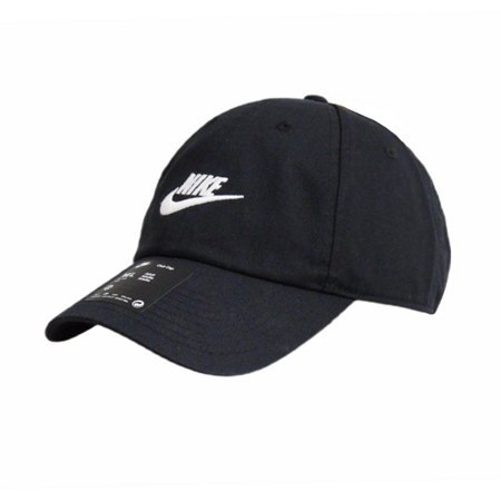 Czapka z daszkiem Nike Club Futura Washed Strapback Czarna - FB5368-011