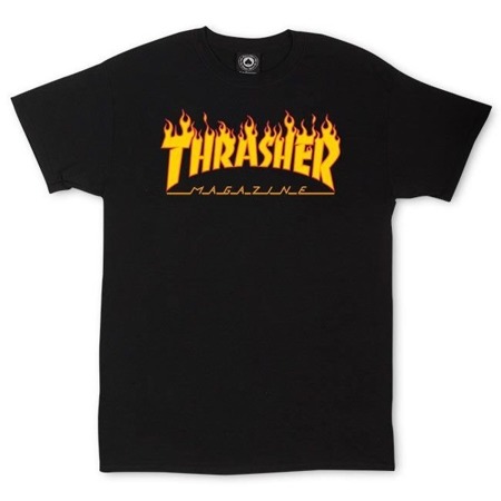 Koszulka Thrasher Flame Logo T-Shirt - 110102/BK