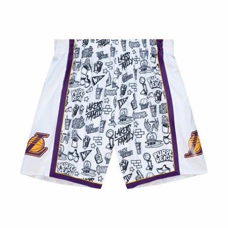 Szorty Mitchell & Ness NBA Los Angeles Lakers Doodle